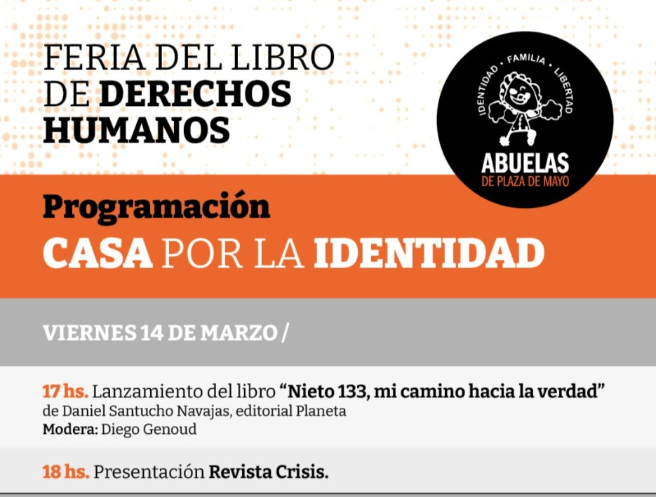 La Casa por la Identidad en la Feria del Libro de Derechos Humanos