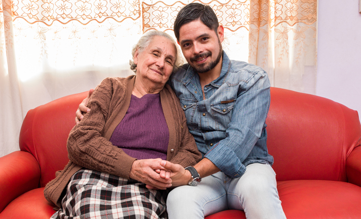 Pesar por el fallecimiento de la Abuela Justa Paiva de Gaona